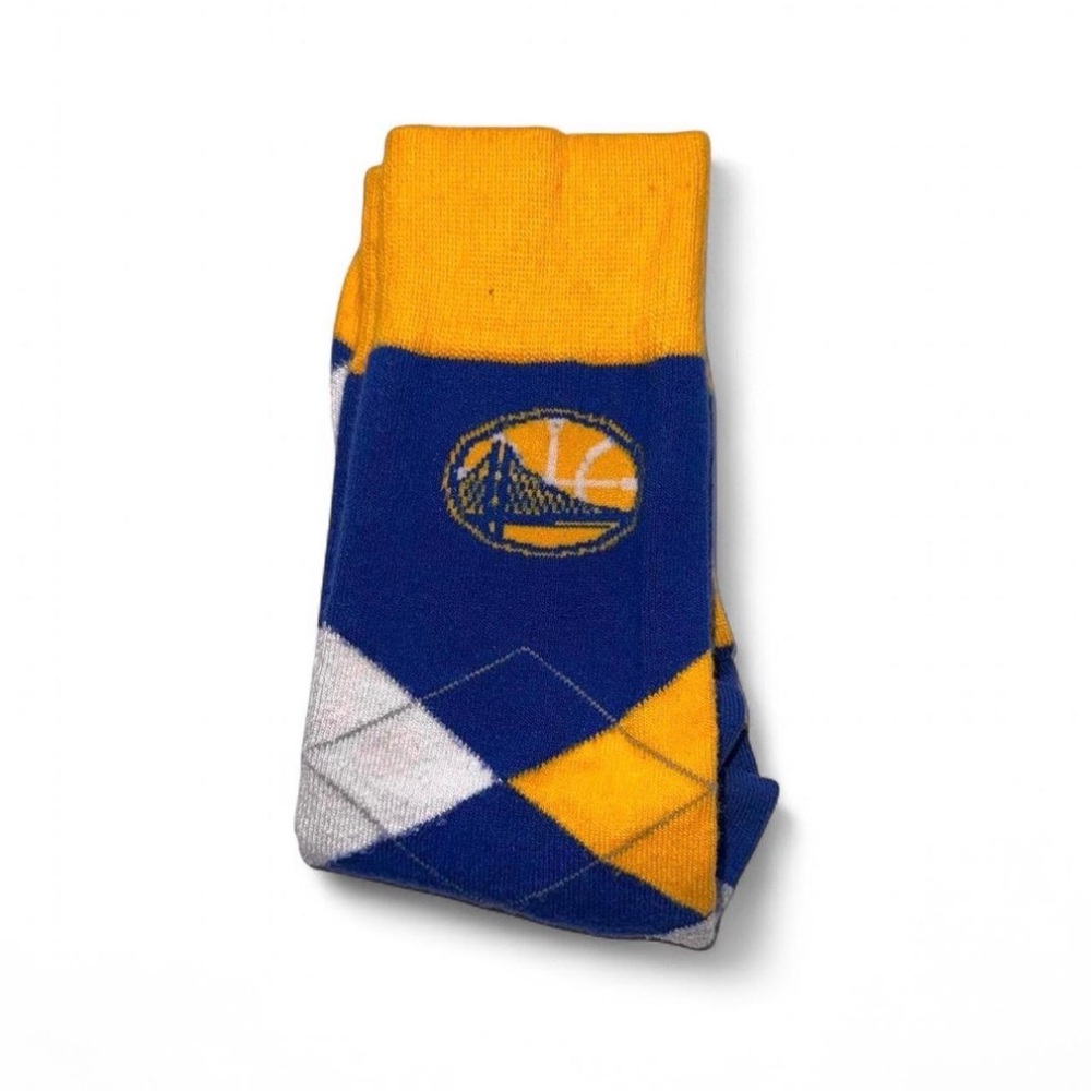 Golden State Warriors Kids Argyle Crew Socks - Boys Small